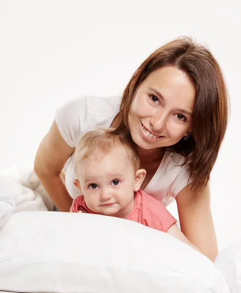 Portrait mother and baby — Stock Photo, Image