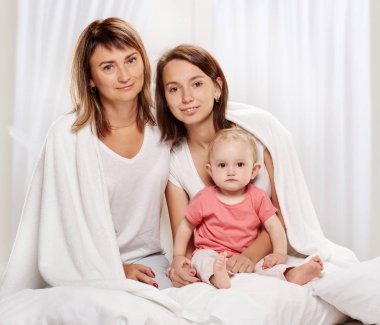 Mutlu kadın nesil portre