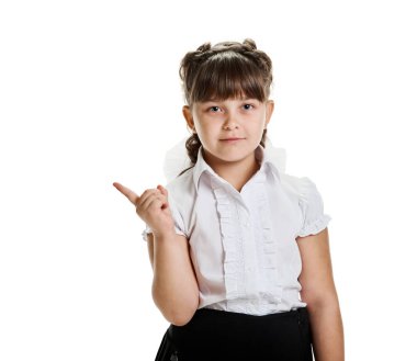 sevimli öğrenci işaret