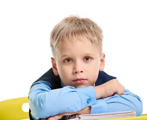 Tired young boy — Stock Photo, Image