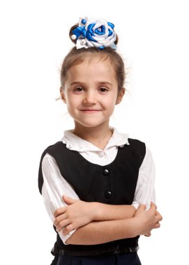 Küçük şirin kız öğrenci