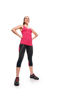 Fitness sportif aerobik kız