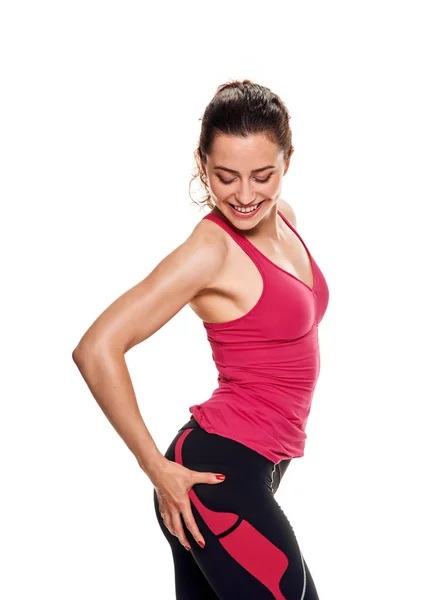 Woman showing buttocks — Stock Photo, Image