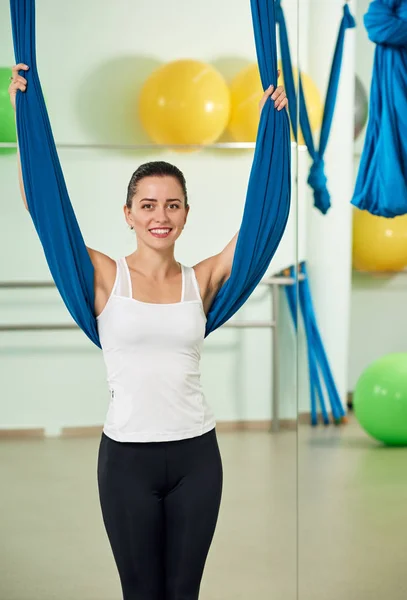 Portarit chica yoga — Foto de Stock