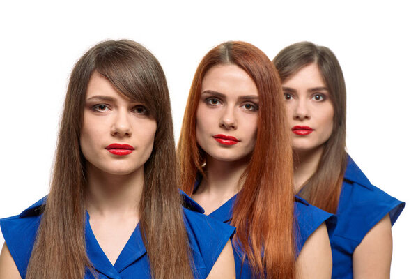 Модные милые тройняшки
