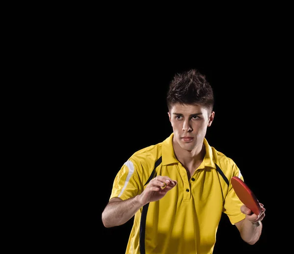 Table tennis speler jongeman — Stockfoto