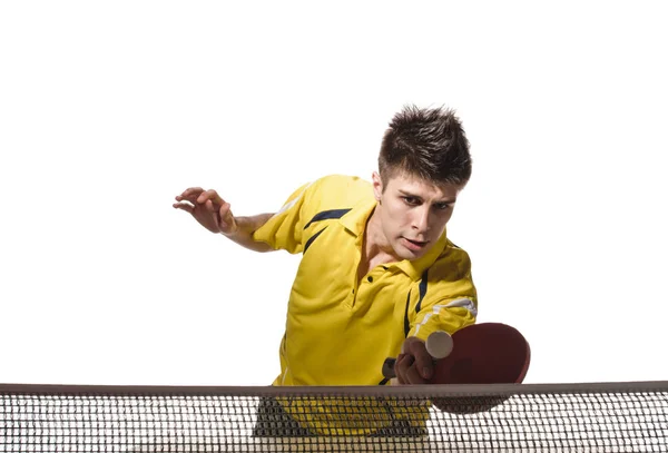 Joueur de ping-pong professionnel homme — Photo