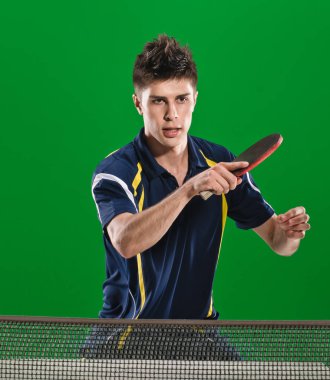 yakışıklı masa tenis oyuncusu