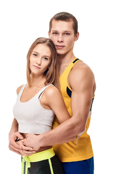 Sportliche Fitness-Liebhaber im Porträt — Stockfoto