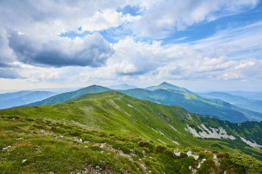 İnanılmaz dağ manzarası.