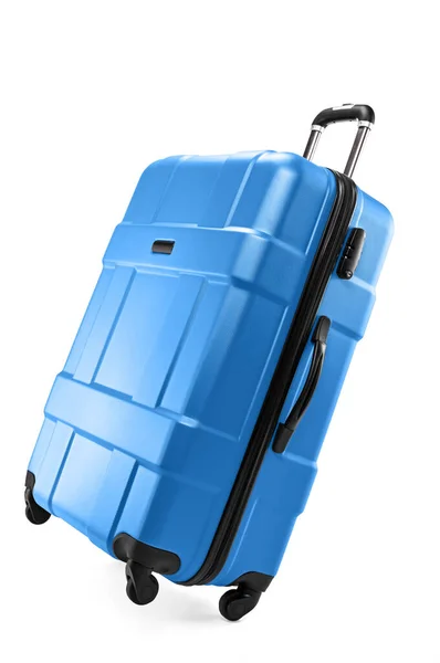 Plastic suitcase for traveler — Stock Photo, Image