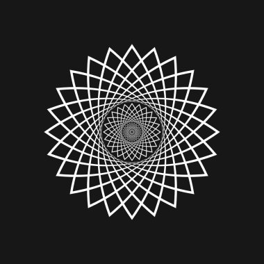 Kutsal geometri. Bir tekerlek dünya grafik gösterimi. Bir çiçek teorisi. Simya, din, felsefe, Astroloji ve Maneviyat Temalar. Vektör çizim.