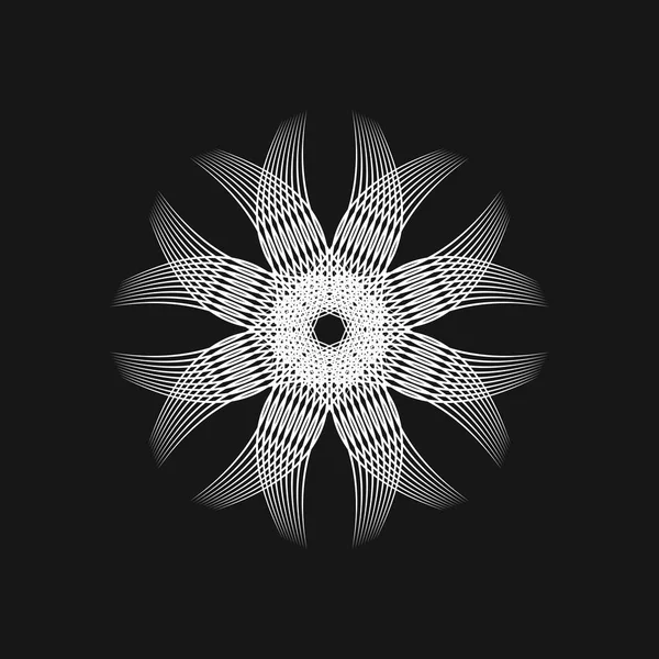 神圣的几何学 图画的世界的花朵 炼金术 占星术和灵性主题 矢量插图 — 图库矢量图片