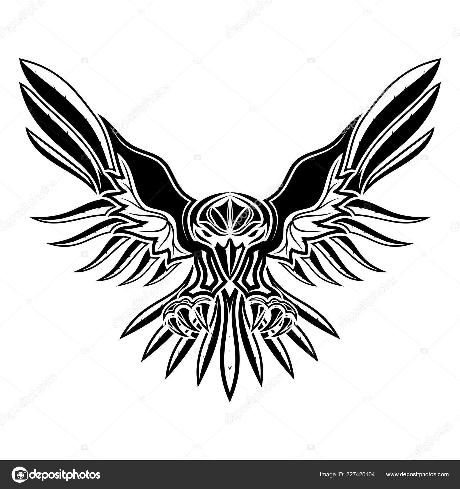 Hawk Tattoo Stickers | Unique Designs | Spreadshirt