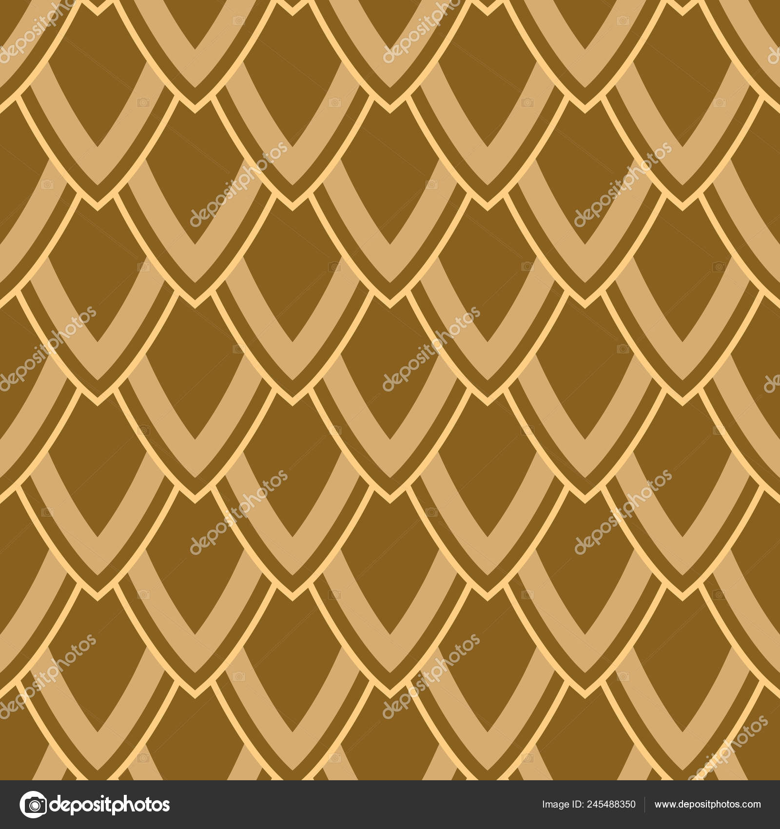 Golden reptile scales shine in textured abstract pattern outdoors generated  by AI 25122556 Stock Photo at Vecteezy
