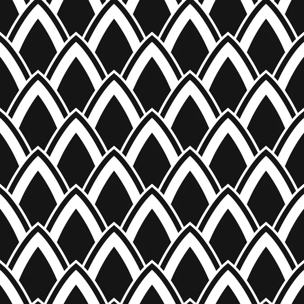 シームレスなベクトル Knightly 基板の画像を繰り返します うろこスタイル 抽象的な幾何学模様 テキスタイル デザインの無限のテクスチャです ベクトルの背景の色 — ストックベクタ