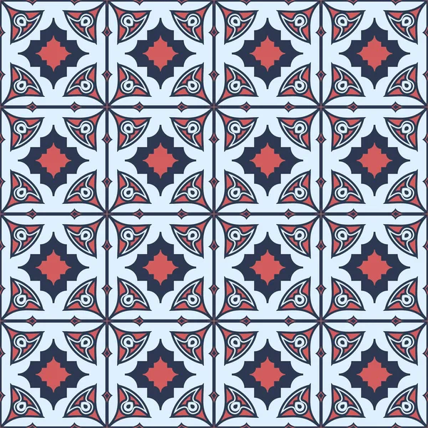 Nahtloses Vektormuster Traditionellen Ost Stil Anmutiges Arabisches Ornament Aus Stilisierten — Stockvektor