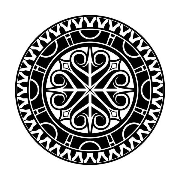 Immagine Vettoriale Della Croce Stilizzata Della Stella Schizzo Tatuaggio Stile — Vettoriale Stock