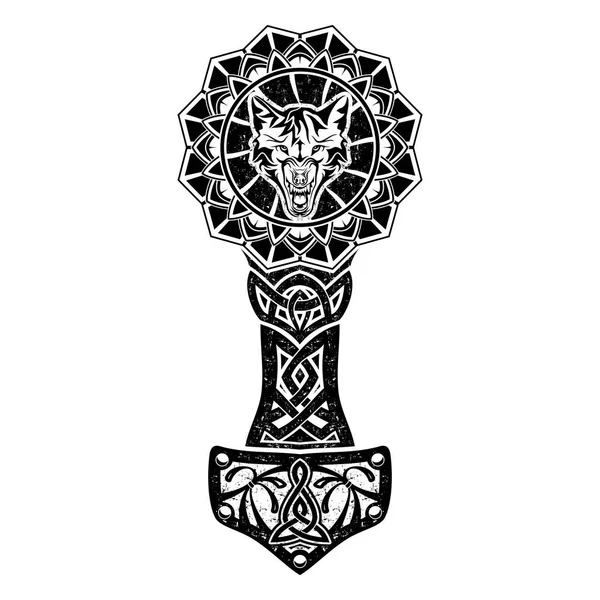 Tattoo Villa  People with the Norse wolf tattoo definitely want to possess  the incredible strength of Fenrir Geki and Freki This power will help  them be confident in their life and