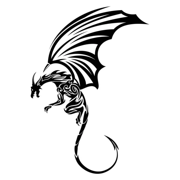 Dragon _ 12 — Archivo Imágenes Vectoriales