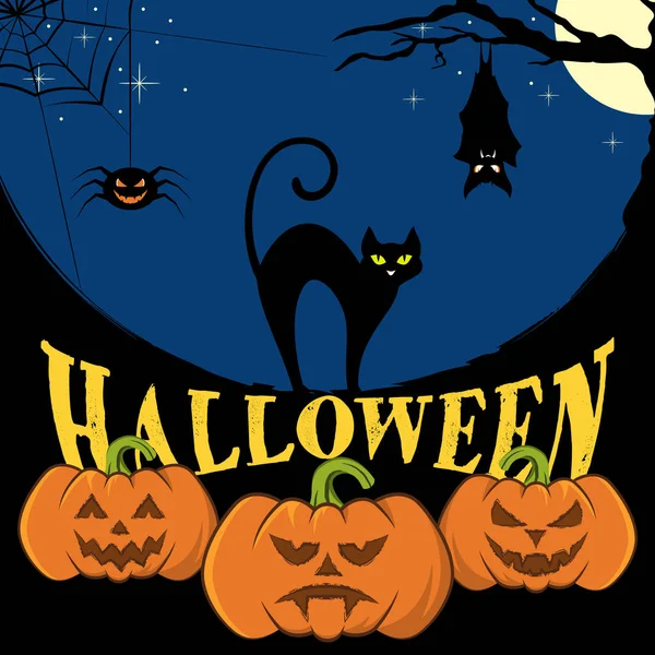 Halloween _ 2018 _ 18 _ G — Vector de stock