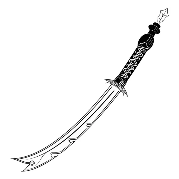 Fantasy Swords Fifth Variant Vector Illustration Stock Vector (Royalty  Free) 80498185, Shutterstock