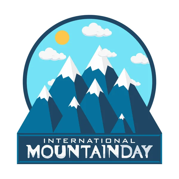 Mountain _ day _ 0005 — Archivo Imágenes Vectoriales