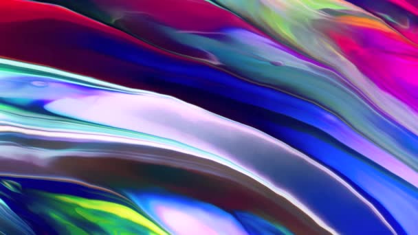 Colorido Mezclar Tinta Nubes Gouache Agua Elegante Abstract Animation Color — Vídeo de stock