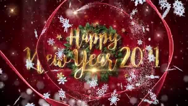 Happy New Year 2021 Background Template Merry Christmas Happy New — Stock  Video ©  #416586128