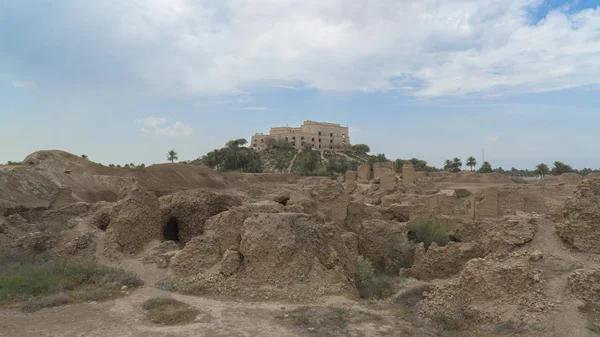Το παλάτι του Σαντάμ Χουσεΐν στη Βαβυλώνα του Ιράκ — Φωτογραφία Αρχείου