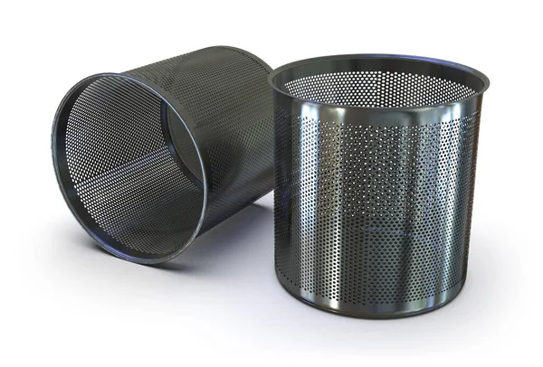 Perforated Temporary Filters Isolated White — Stock Photo, Image