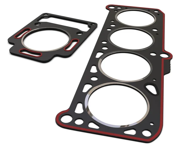 Engine Head Gasket Isolated White — Stock Photo, Image