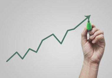 El yazma Ticaret Borsa için grafik analiz 