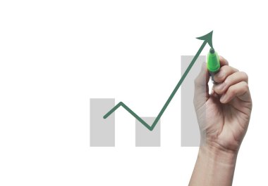 El yazma Ticaret Borsa için grafik analiz 
