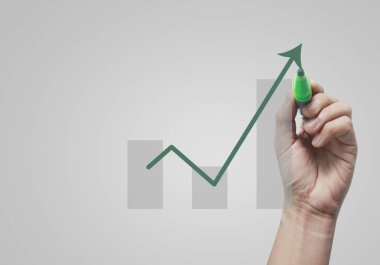 El yazma Ticaret Borsa için grafik analiz 