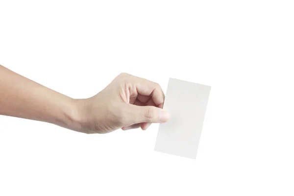 Hand holding virtuele kaart met uw — Stockfoto