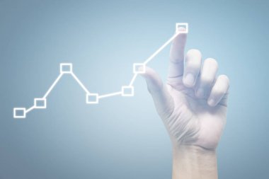 Finansal gösterge ve muhasebe işaretinin el değİşme grafikleri
