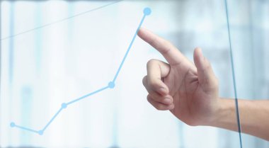 Finansal gösterge grafiğinin grafiklerine dokunma