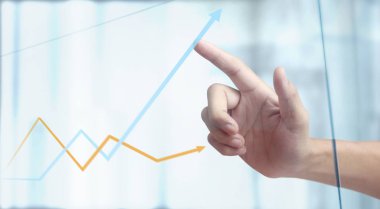 Finansal gösterge grafiğinin grafiklerine dokunma