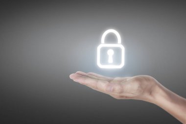 Ellere dokunan düğme ekranı arayüzü küresel bağlantı özel