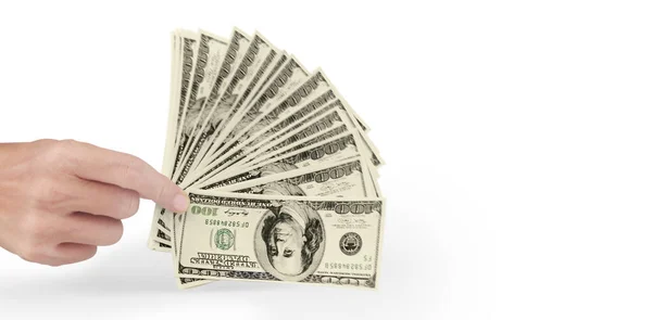 Dollar Money Hand — Stock Photo, Image