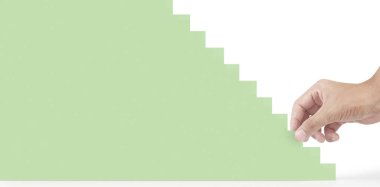 Düzenlenmiş blokları artırmak için el ve kağıt kesimi rakam