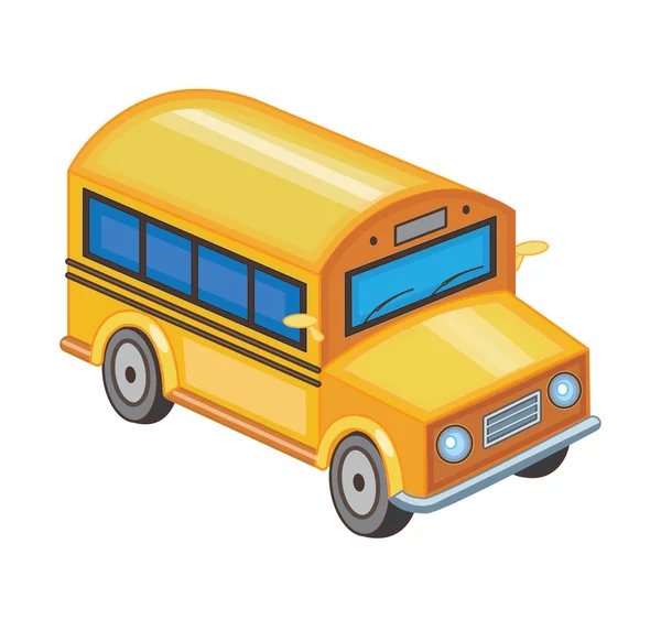 Zabawka Autobus Ilustracja Wektorowa — Wektor stockowy