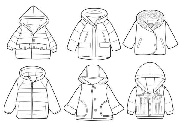 Collection Of Fashionable Men's Clothing (vector Illustration