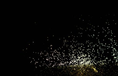 Altın parıltılı siyah arka plan. Bulanık etki. Kavram 