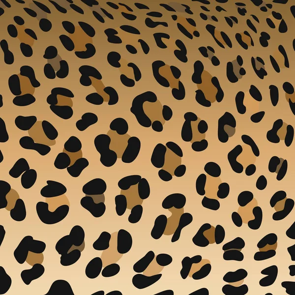 Печать леопарда, векторная иллюстрация, фон — стоковый вектор