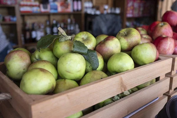 box of apples for the production of cider