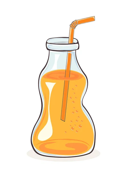 Bottle of Drink — Stock Vector