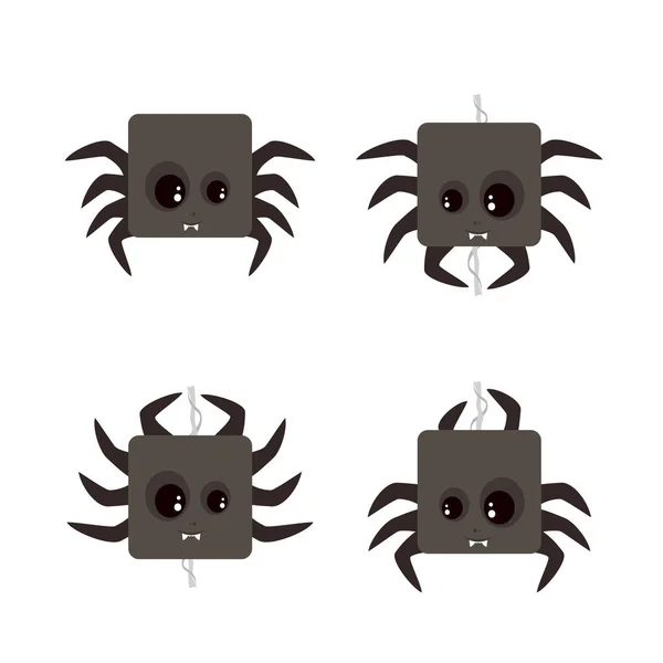 Sada ikon Spider — Stockový vektor