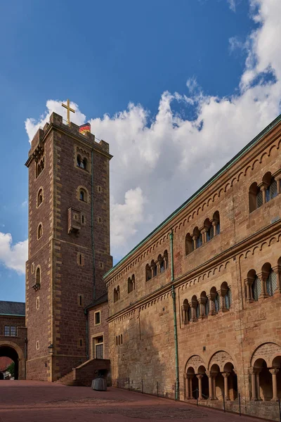 Wartburg Castle, Germany. View of the central part of the castle — Stock Photo, Image